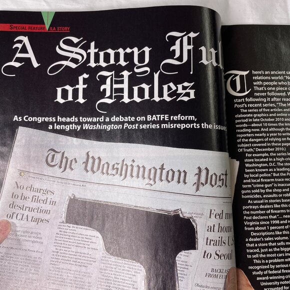 American Rifleman NRA Magazine January 2011 Vol 159 No 1 u National Rifle Associ - Picture 8 of 13